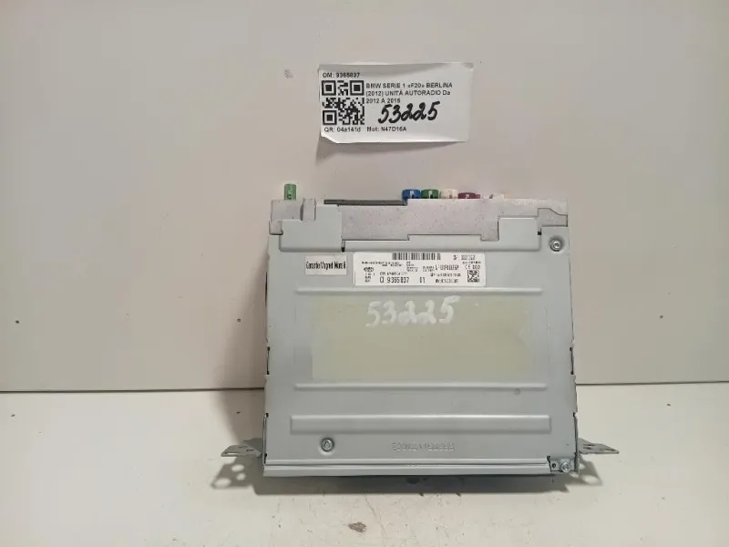 Unità Autoradio 9365837 Bmw Serie 1 F20 Berlina 2012