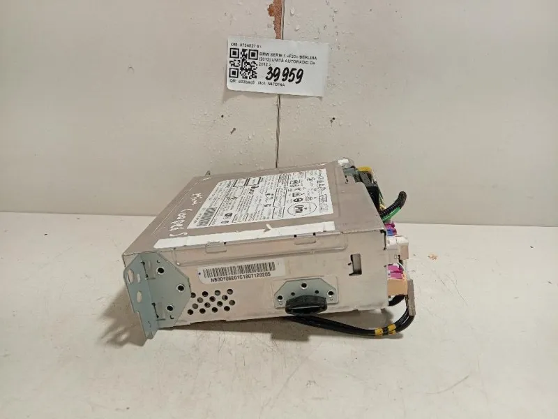 Unità Autoradio 8734827 01 Bmw Serie 1 F20 Berlina 2012
