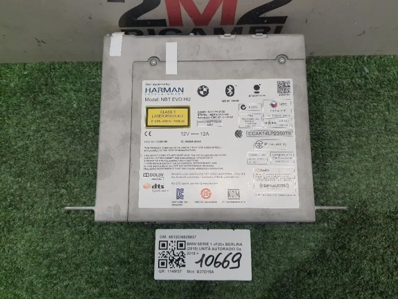 Unità Autoradio 6512CI6825837 Bmw Serie 1 F20 Berlina 2015