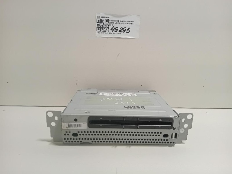 Unità Autoradio 8596362-01 Bmw Serie 1 F20 Berlina 2015