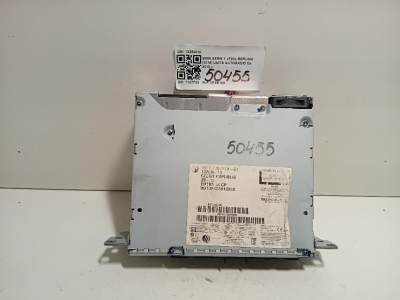 Unità Autoradio 13264010 Bmw Serie 1 F20 Berlina 2015