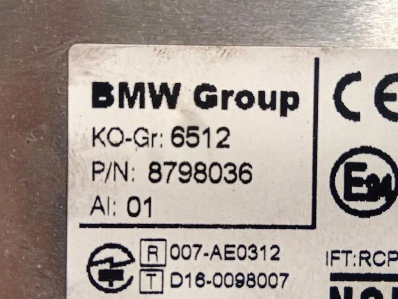 Unità Autoradio 8798036 Bmw Serie 1 F20 Berlina 2015