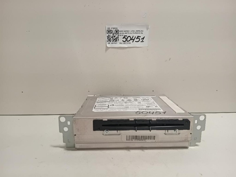 Unità Autoradio 8798036 Bmw Serie 1 F20 Berlina 2015