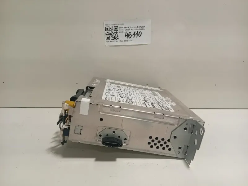 Unità Autoradio 6512 9441865 01 Bmw Serie 1 F20 Berlina 2015