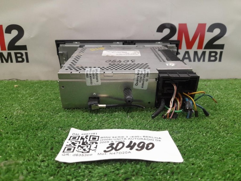 Unità Autoradio 6957351 Bmw Serie 3 E90 Berlina 2005
