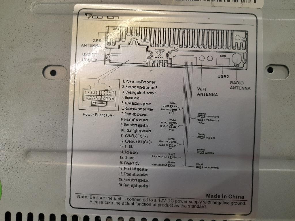 Unità Autoradio EONON GA9365 TA0050 Bmw Serie 3 E90 Berlina 2005