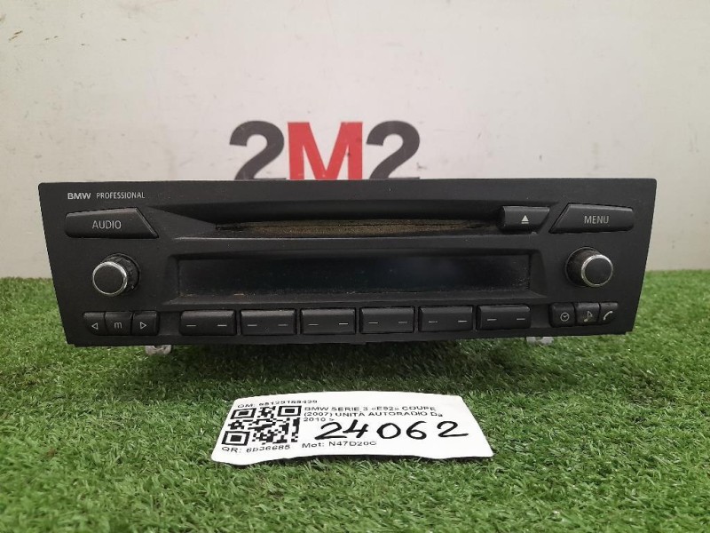 Unità Autoradio 65129199439 Bmw Serie 3 E92 Coupe 2007