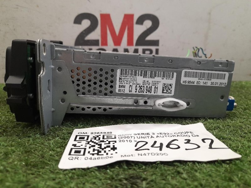 Unità Autoradio 9263948 Bmw Serie 3 E92 Coupe 2007