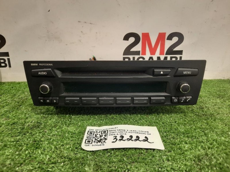 Unità Autoradio 65129231928-01 Bmw Serie 3 E92 Coupe 2007