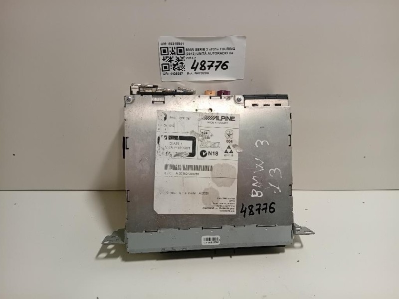 Unità Autoradio 89318941 Bmw Serie 3 F31 Touring 2012