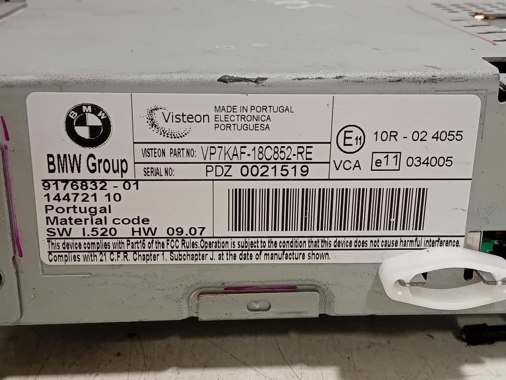 Unità Autoradio 9176832-01 Bmw Serie 5 E60 Berlina 2004