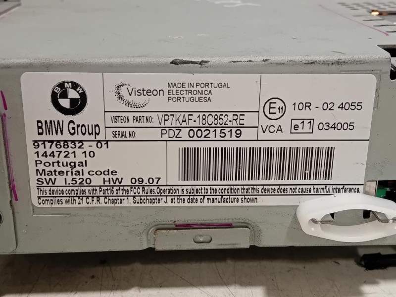 Unità Autoradio 9176832-01 Bmw Serie 5 E60 Berlina 2004