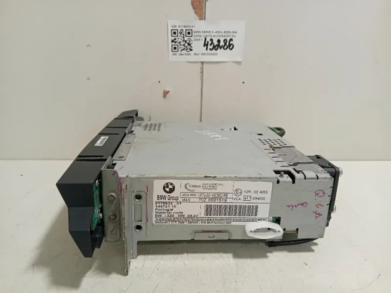 Unità Autoradio 9176832-01 Bmw Serie 5 E60 Berlina 2004