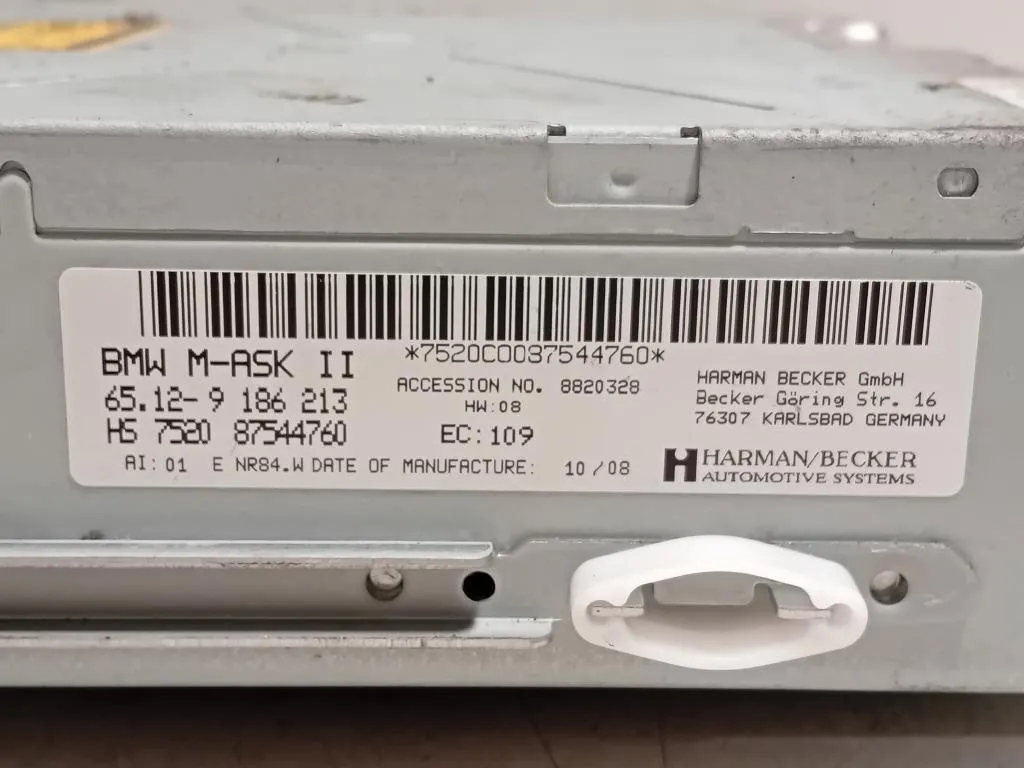 Unità Autoradio 65129186213 Bmw Serie 5 E60 Berlina 2004