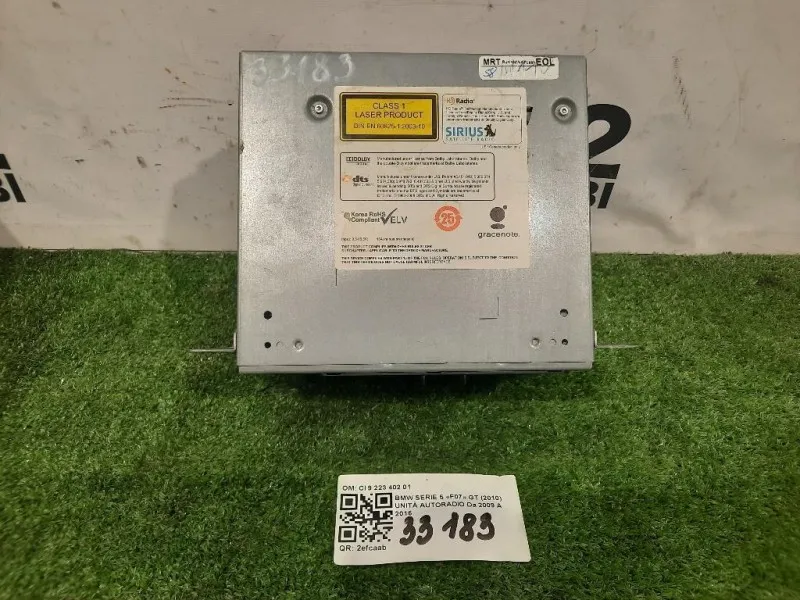 Unità Autoradio CI 9 223 402 01 Bmw Serie 5 F07 GT 2010