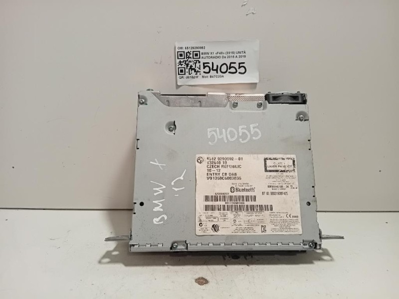 Unità Autoradio 65129290992 Bmw X1 F48 2015