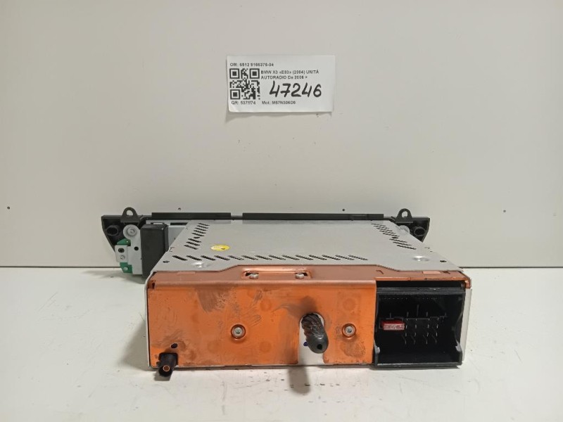 Unità Autoradio 6512 9166376-04 Bmw X3 E83 2004