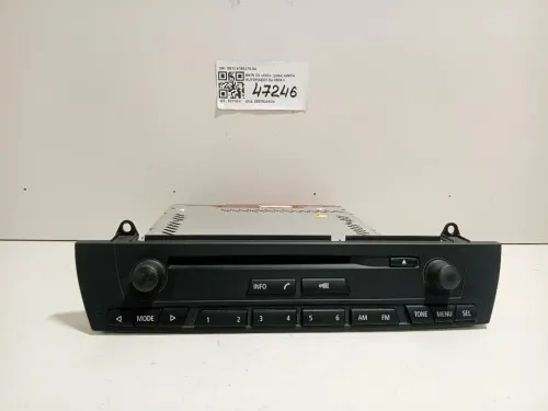 Unità Autoradio 6512 9166376-04 Bmw X3 E83 2004