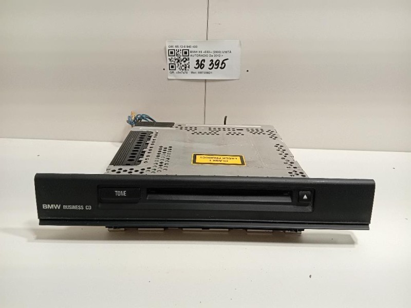 Unità Autoradio 6512-6 943 433 Bmw X5 E53 2000