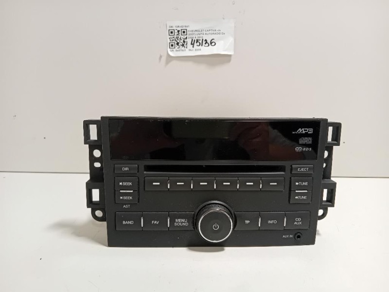 Unità Autoradio 10R-021641 Chevrolet Captiva I 2007