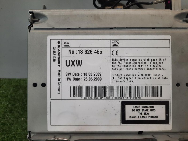 Unità Autoradio 13326455 Chevrolet Cruze 2011