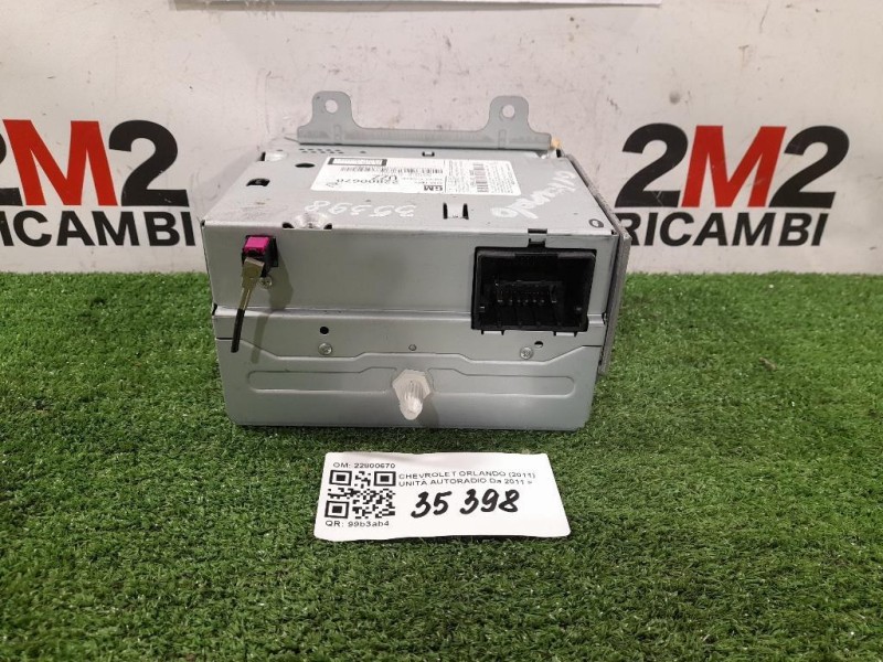 Unità Autoradio 22800670 Chevrolet Orlando 2011