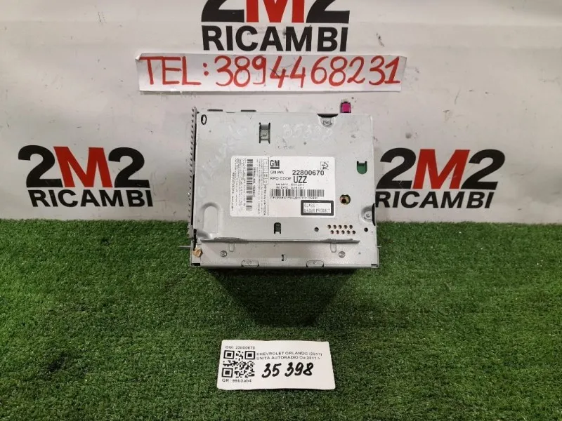 Unità Autoradio 22800670 Chevrolet Orlando 2011