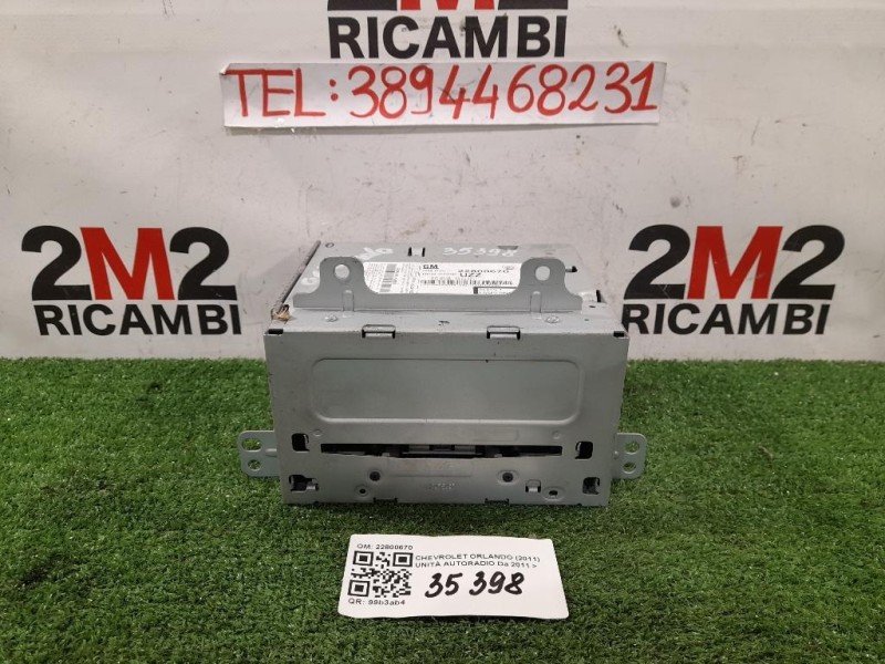 Unità Autoradio 22800670 Chevrolet Orlando 2011