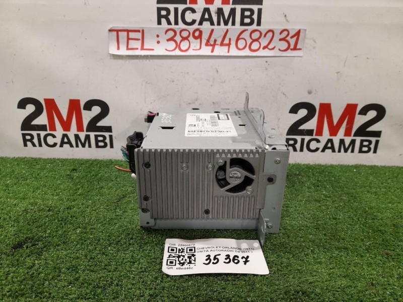 Unità Autoradio 22800670 Chevrolet Orlando 2011