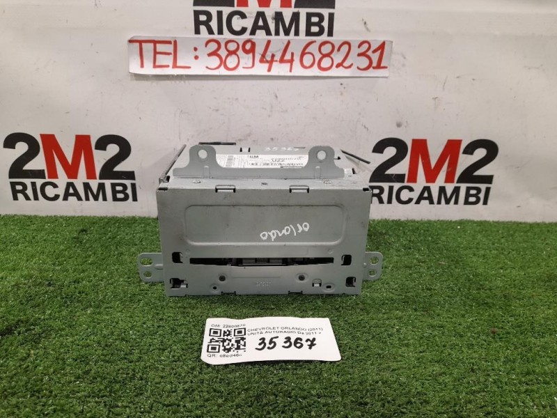 Unità Autoradio 22800670 Chevrolet Orlando 2011