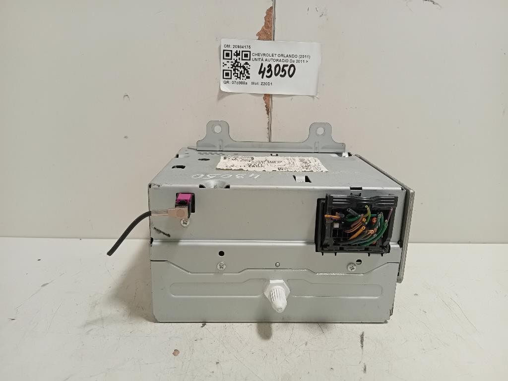 Unità Autoradio 20984175 Chevrolet Orlando 2011