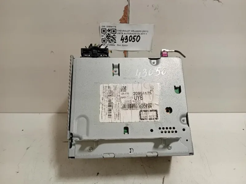 Unità Autoradio 20984175 Chevrolet Orlando 2011
