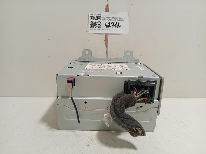 Unità Autoradio 20983513 Chevrolet Orlando 2011
