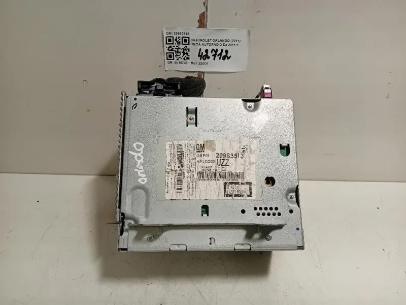 Unità Autoradio 20983513 Chevrolet Orlando 2011