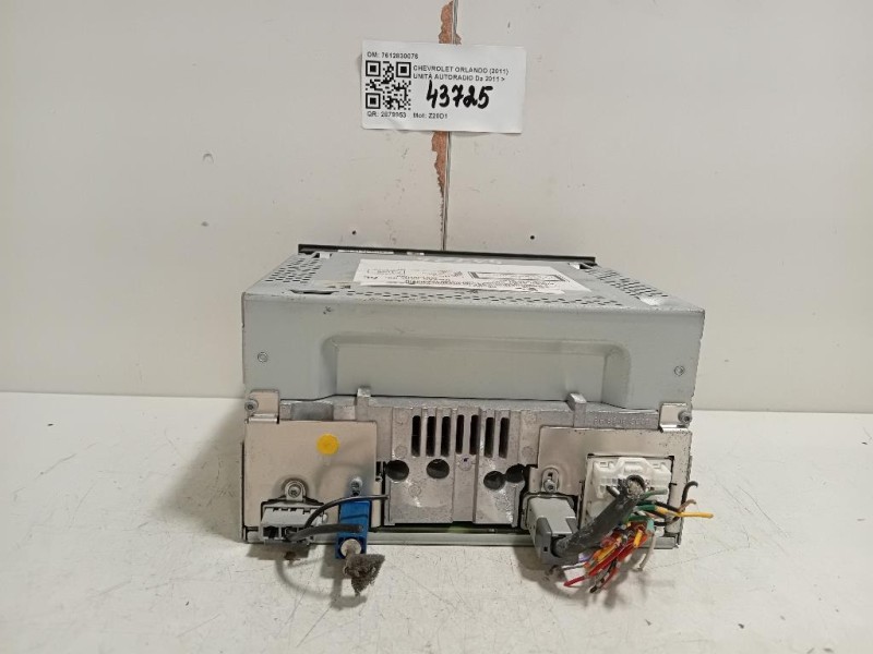 Unità Autoradio 7612830076 NAVIGATORE Chevrolet Orlando 2011