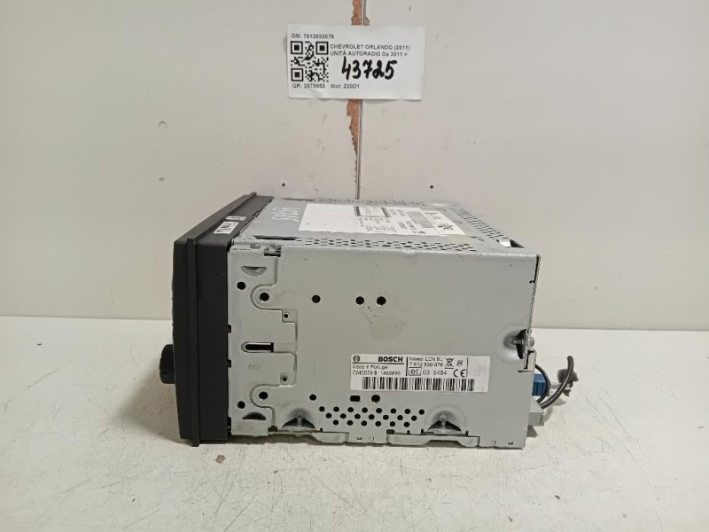 Unità Autoradio 7612830076 NAVIGATORE Chevrolet Orlando 2011