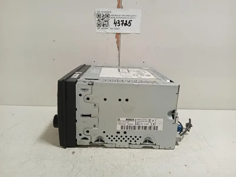Unità Autoradio 7612830076 NAVIGATORE Chevrolet Orlando 2011