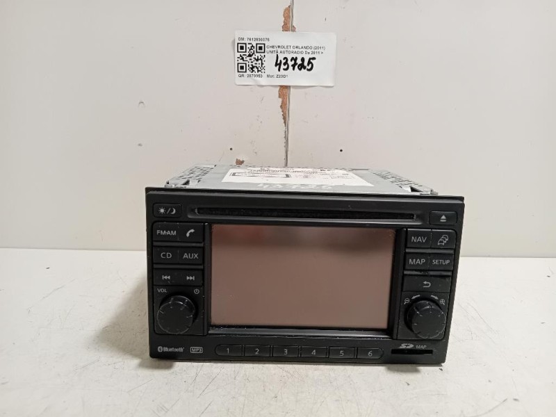 Unità Autoradio 7612830076 NAVIGATORE Chevrolet Orlando 2011