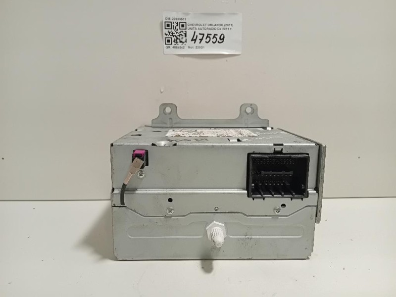 Unità Autoradio 20983513 Chevrolet Orlando 2011