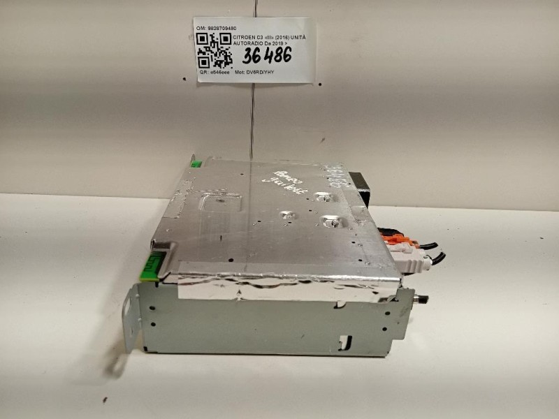 Unità Autoradio 9828709480 Citroen C3 III 2016