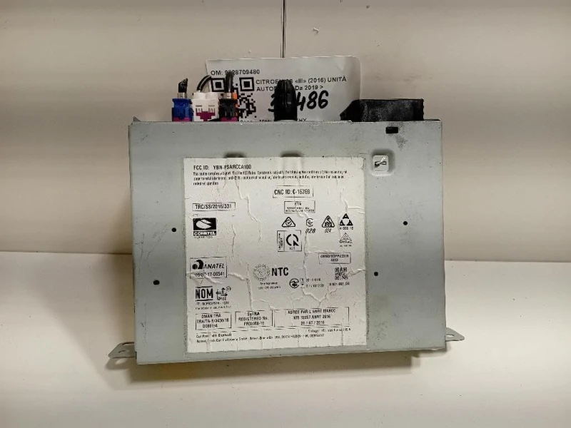 Unità Autoradio 9828709480 Citroen C3 III 2016