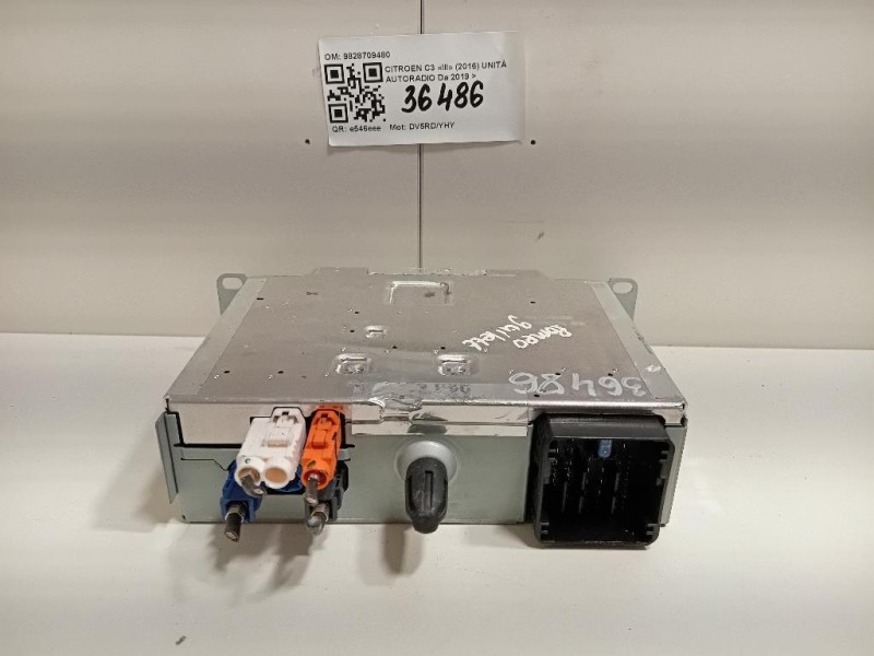 Unità Autoradio 9828709480 Citroen C3 III 2016
