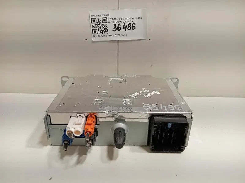 Unità Autoradio 9828709480 Citroen C3 III 2016