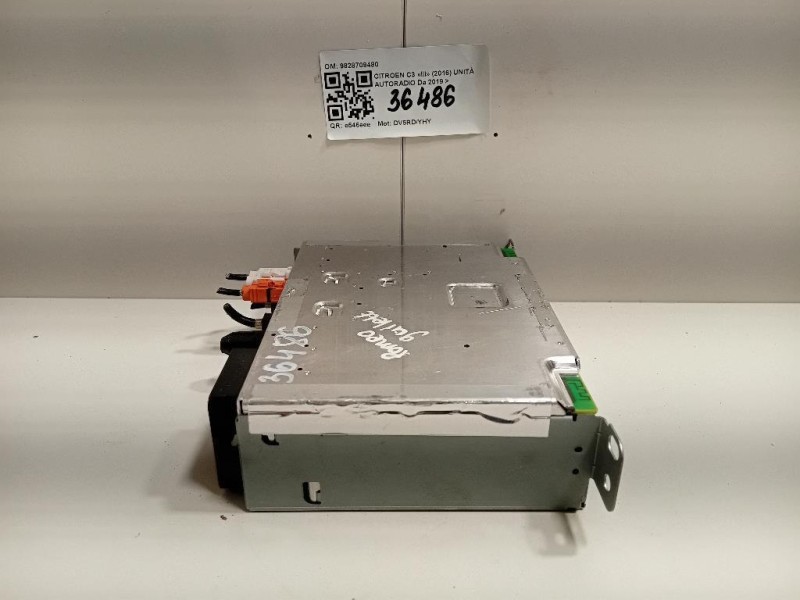 Unità Autoradio 9828709480 Citroen C3 III 2016