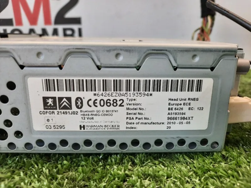 Unità Autoradio 16095832XT AUTO RADIO MODULO Citroen DS3 2010