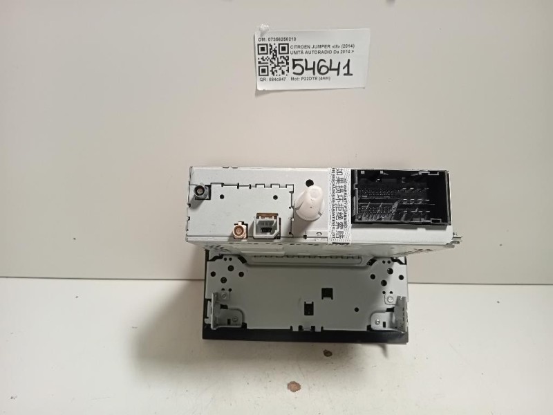 Unità Autoradio 07356258210 Citroen Jumper III 2014