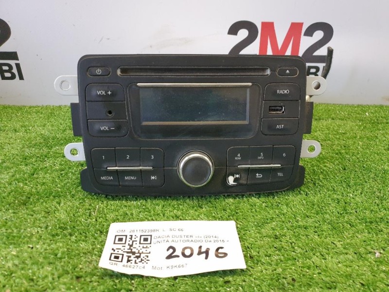 Unità Autoradio 281152398R Dacia Duster I 2014