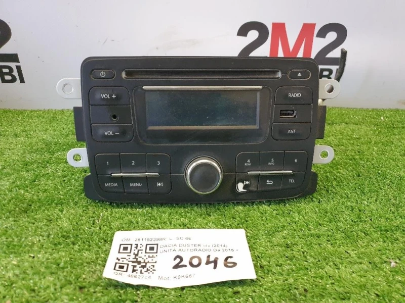 Unità Autoradio 281152398R Dacia Duster I 2014