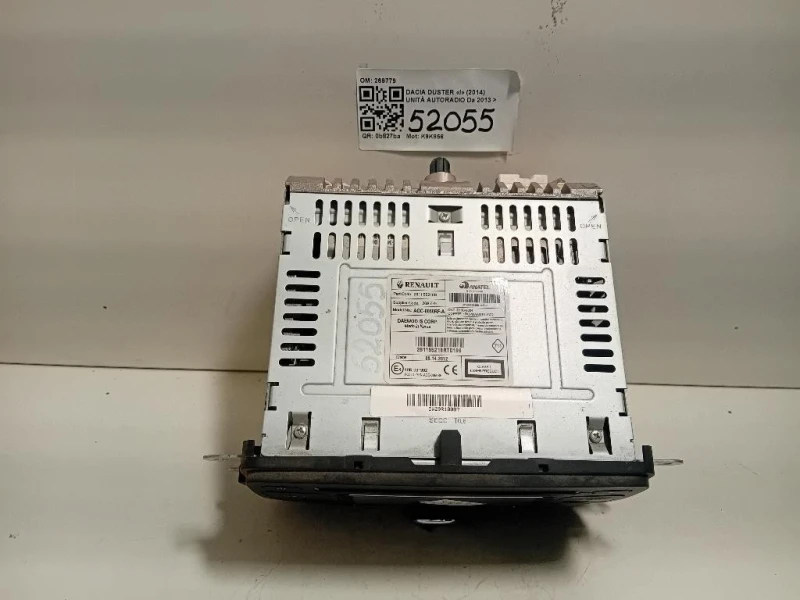 Unità Autoradio 269779 Dacia Duster I 2014