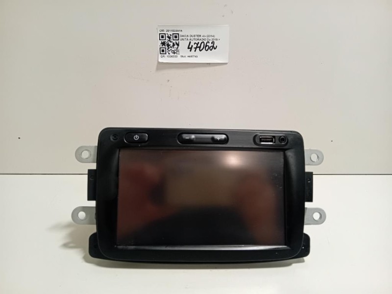 Unità Autoradio 281153391R Dacia Duster I 2014